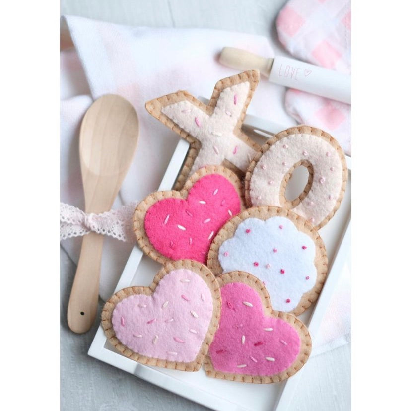 felt crafts cookies