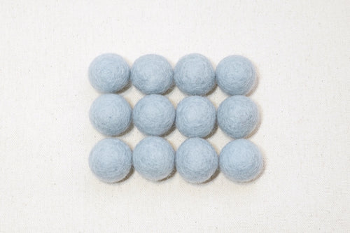Air Wool Felt Balls - 10mm, 20mm, 25mm