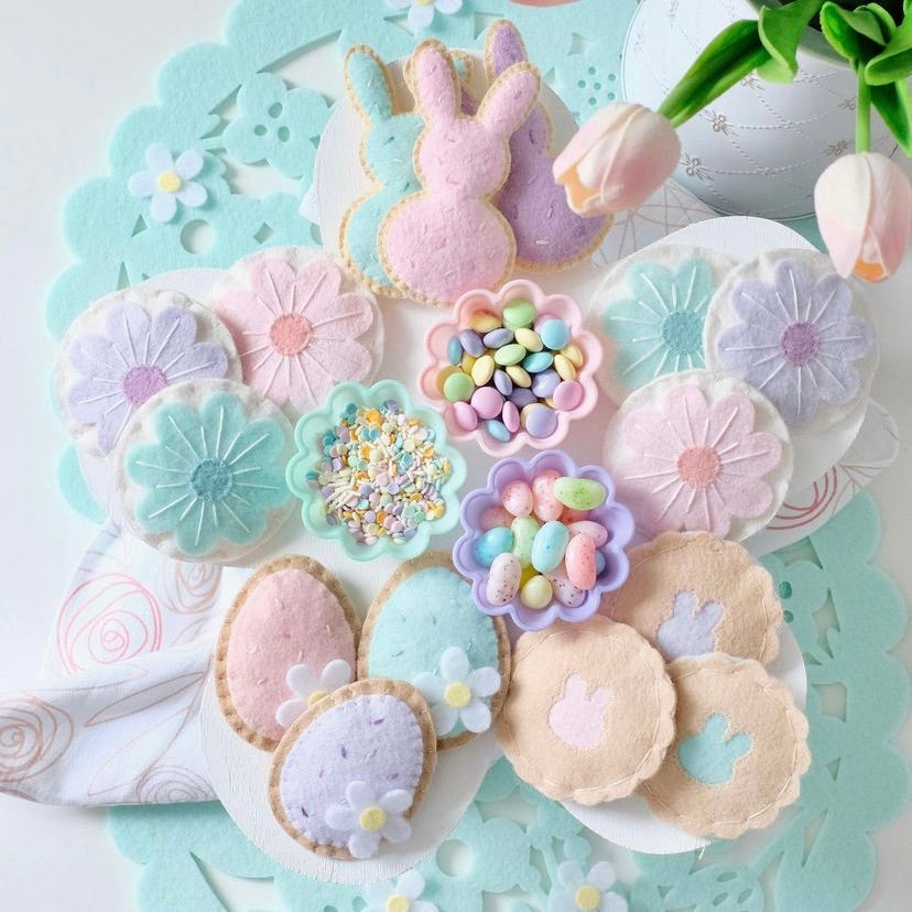 felt crafts of cookies