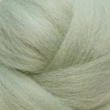 Load image into Gallery viewer, Mint light green Corriedale Wool Roving