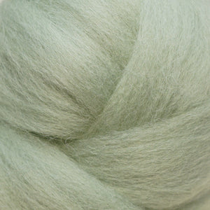 Mint light green Corriedale Wool Roving