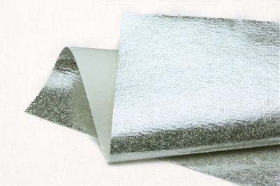 tinsel metallic silver felt