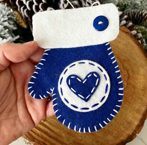 Royal Blue Wool Blend Felt