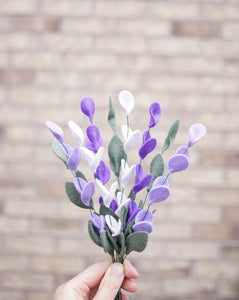 Felt Lavender Bouquet PDF Tutorial