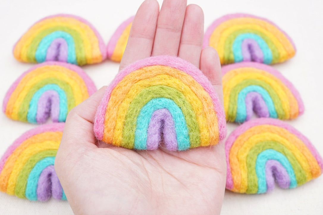 unicorn felt rainbows