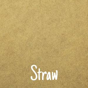 Straw Wool Blend Felt