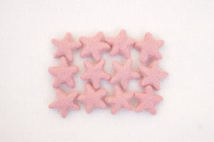 pink felt stars