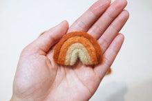 Load image into Gallery viewer, Mini Felt Rainbows - Boho Terracotta