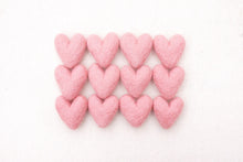 Load image into Gallery viewer, felt hearts pink