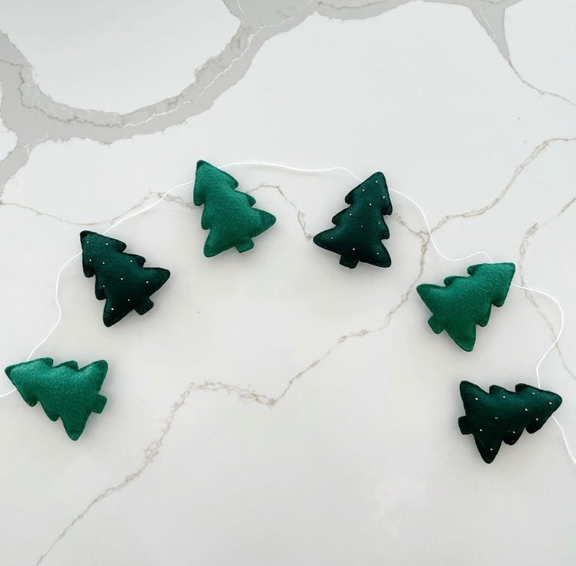 Evergreen Wool Blend Felt