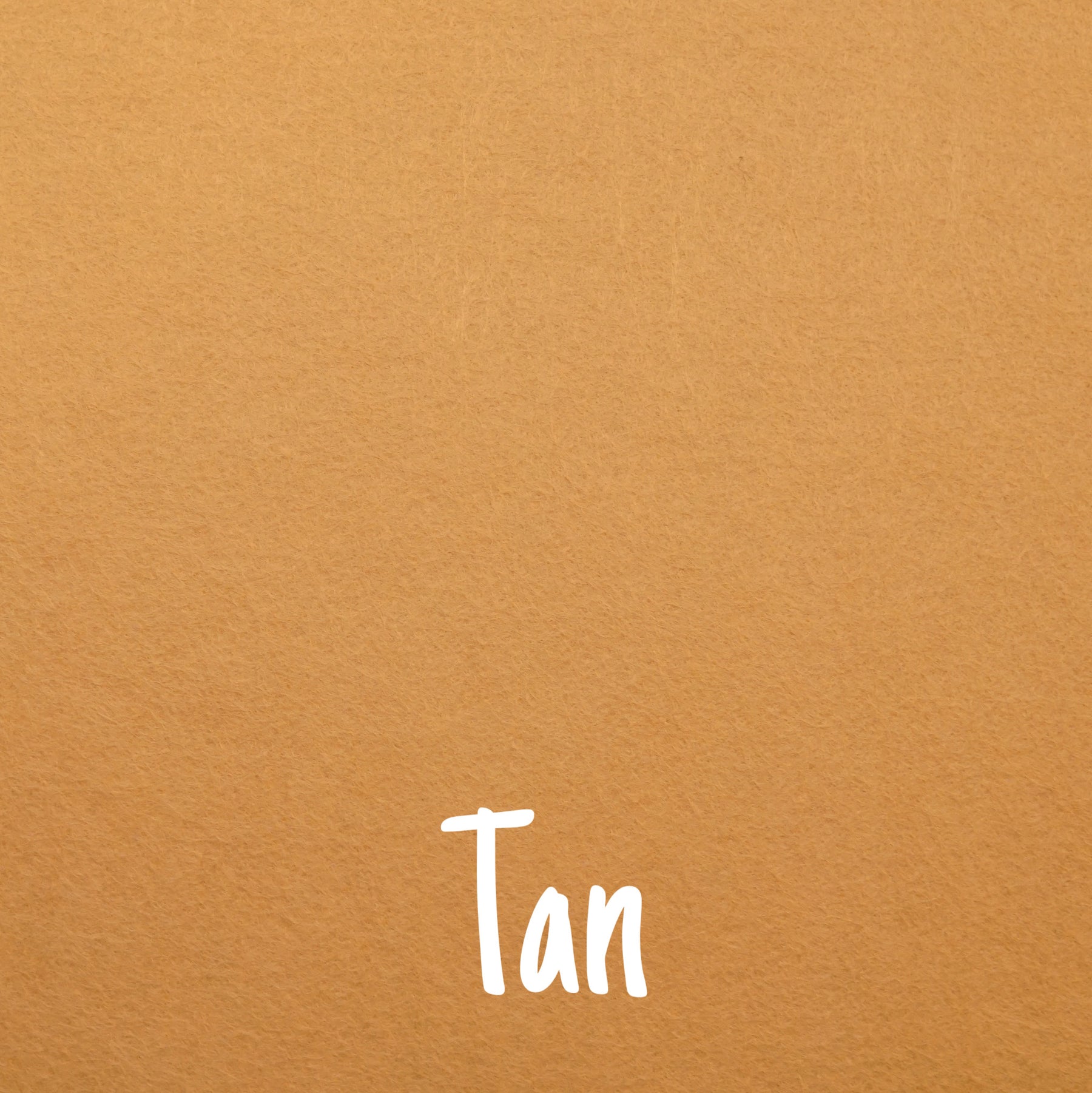 Tan Wool Blend Felt