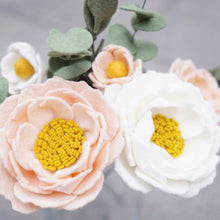 Load image into Gallery viewer, White Wool Blend Felt