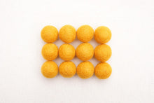 Load image into Gallery viewer, Marigold Wool Felt Balls - 10mm, 20mm, 25mm