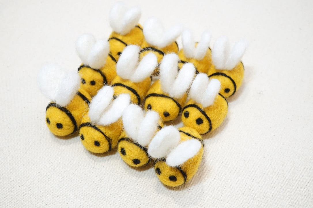 felt bees