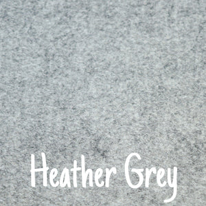 Heather Grey Wool Blend Felt