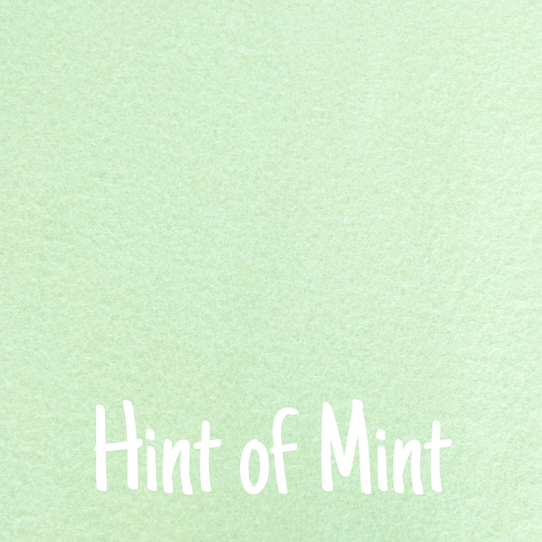 Hint of Mint Wool Blend Felt