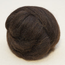 Load image into Gallery viewer, Dark Natural Corriedale Wool Roving