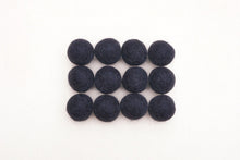 Load image into Gallery viewer, Black Wool Felt Balls - 10mm, 20mm, 25mm