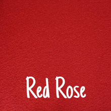 Load image into Gallery viewer, Red Rose Wool Blend Felt