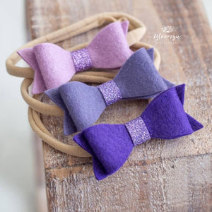 Purple Wool Blend Felt