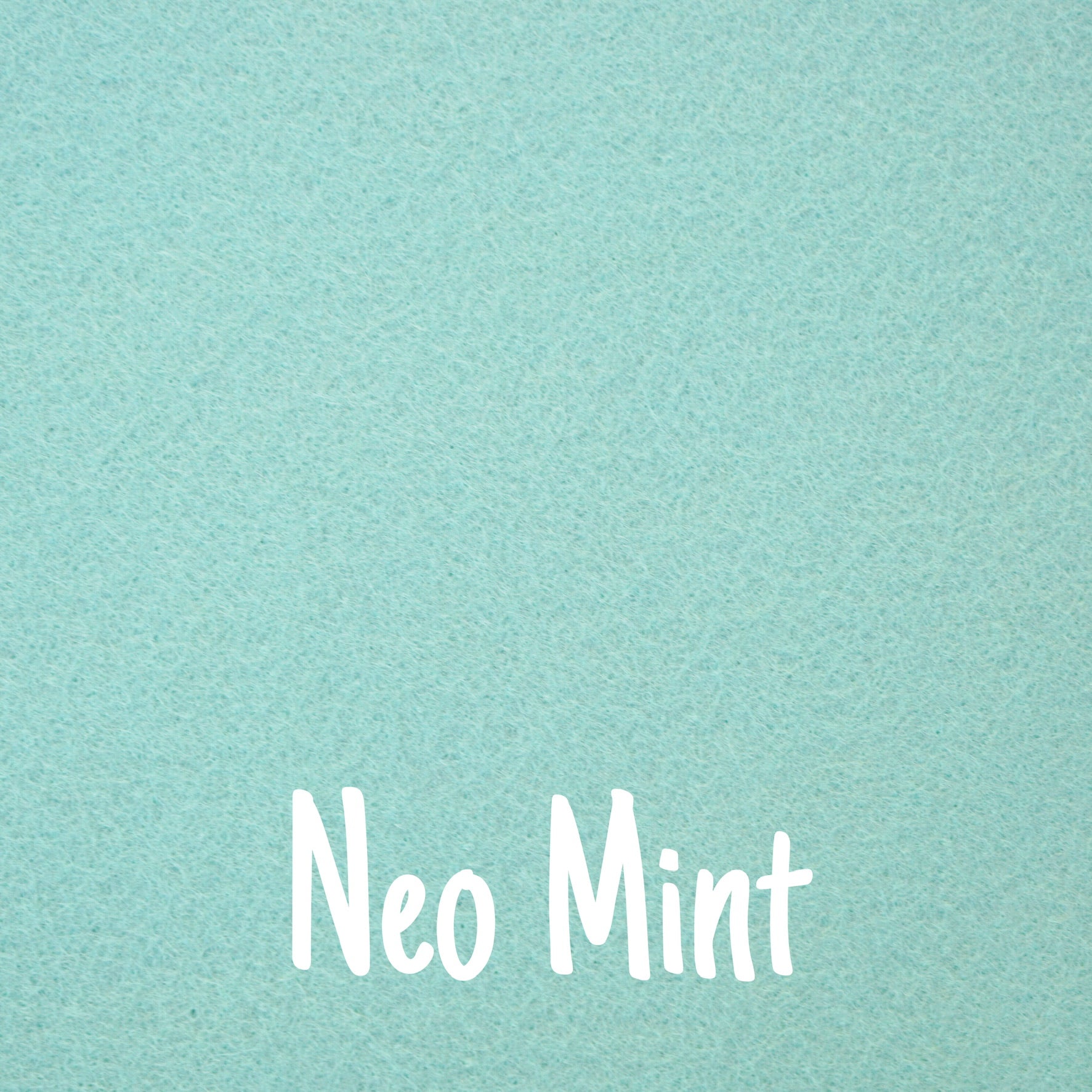 Neo Mint Wool Blend Felt