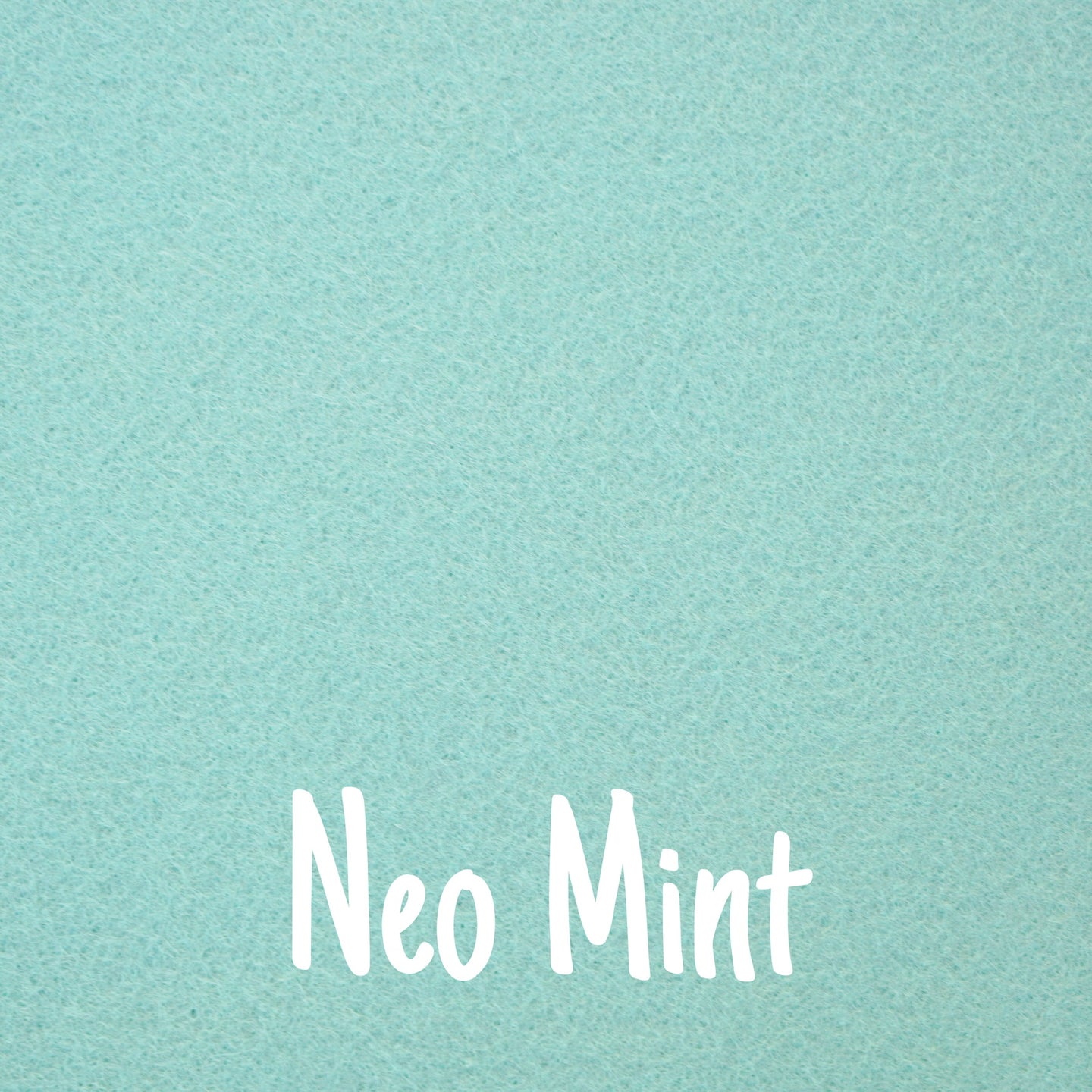 Neo Mint Wool Blend Felt