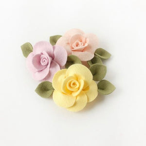 Peachy Pink Wool Blend Felt