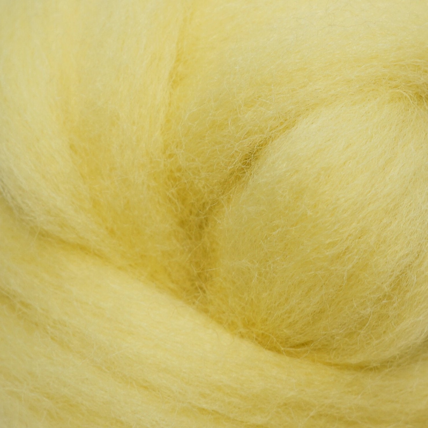 Lemon Corriedale Wool Roving