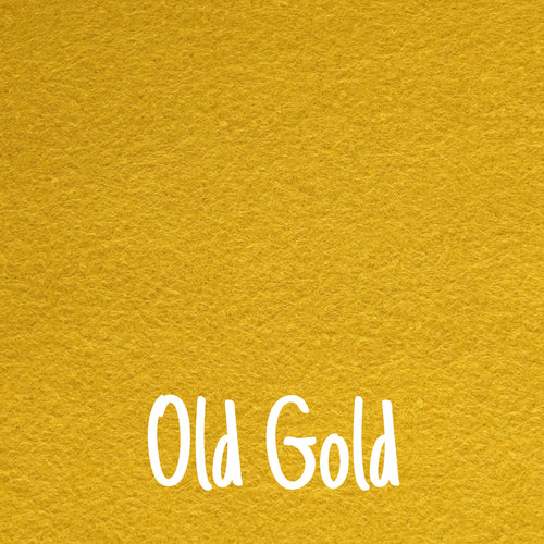 Old Gold Wool Blend Felt