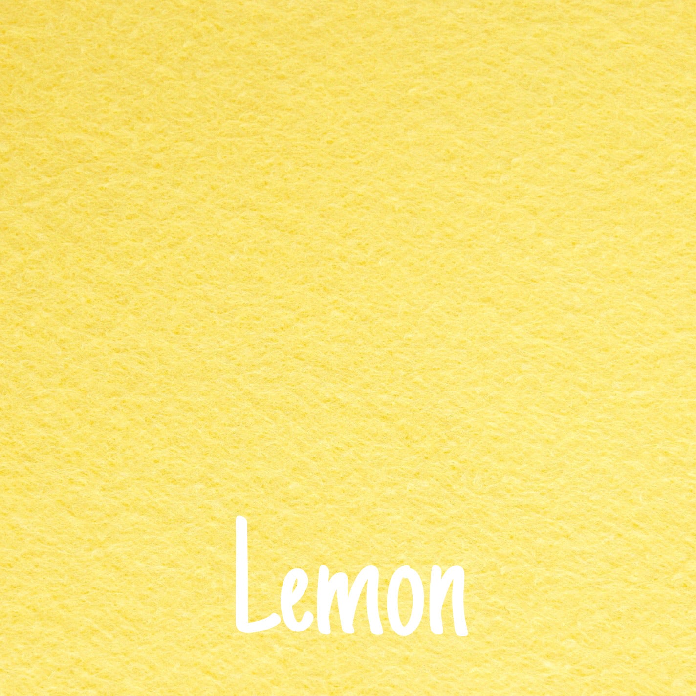 Lemon Wool Blend Felt