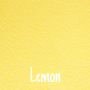 Lemon Wool Blend Felt