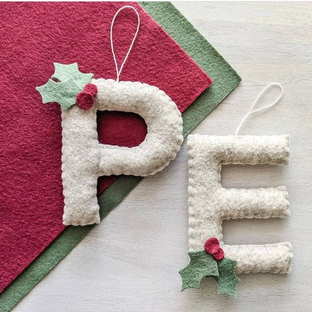 Garnet Wool Blend Felt