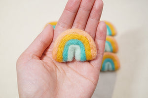 Mini Felt Rainbows - Cotton Candy