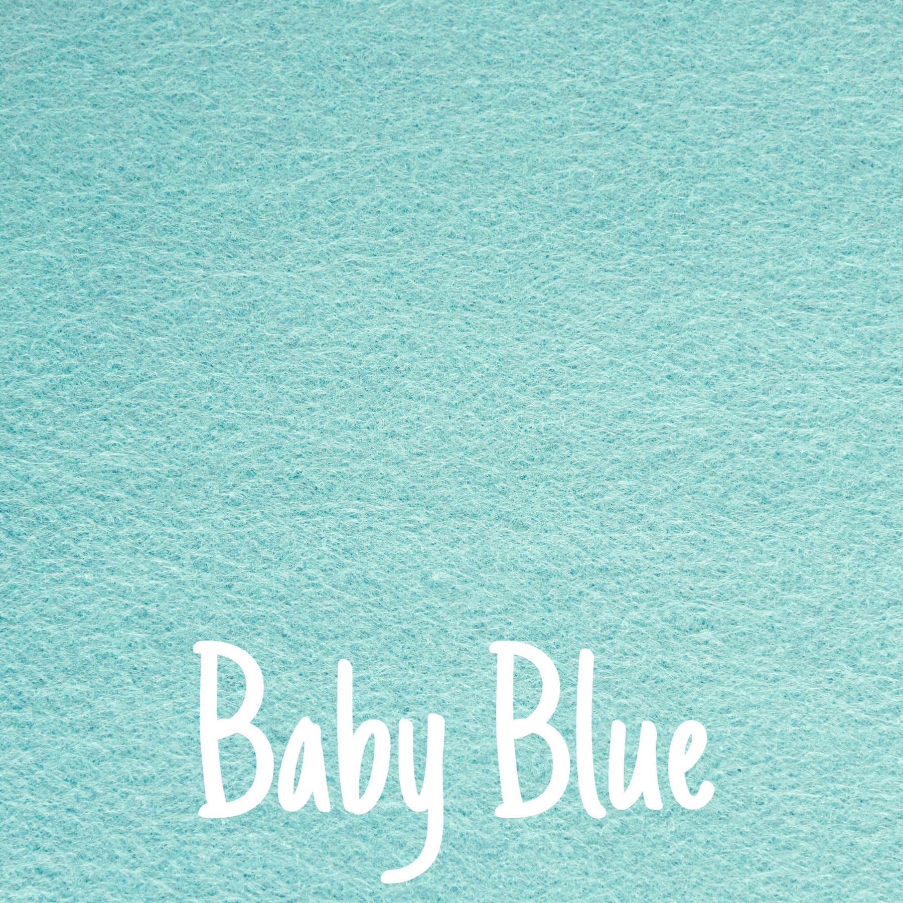 baby blue wool blend felt