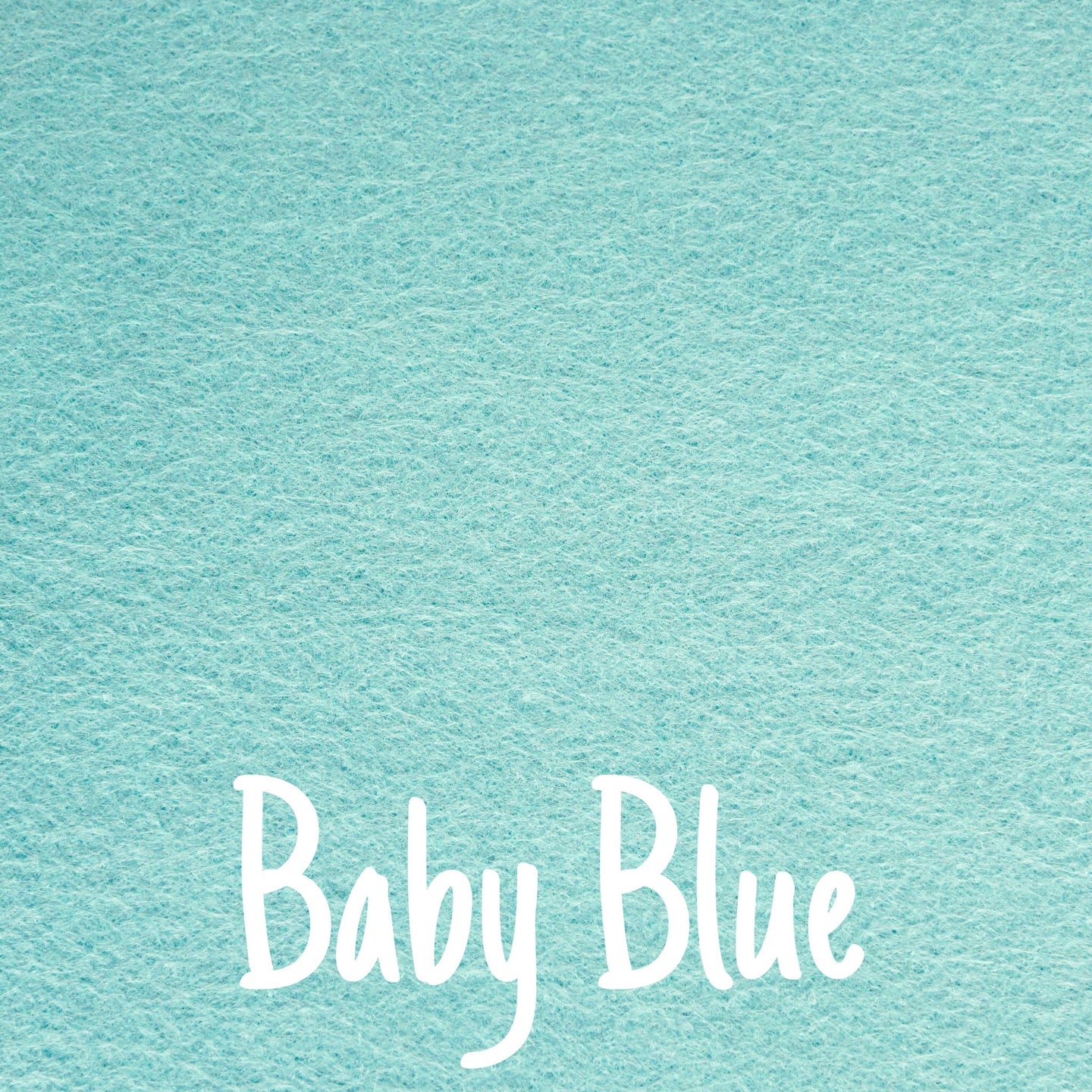 baby blue wool blend felt