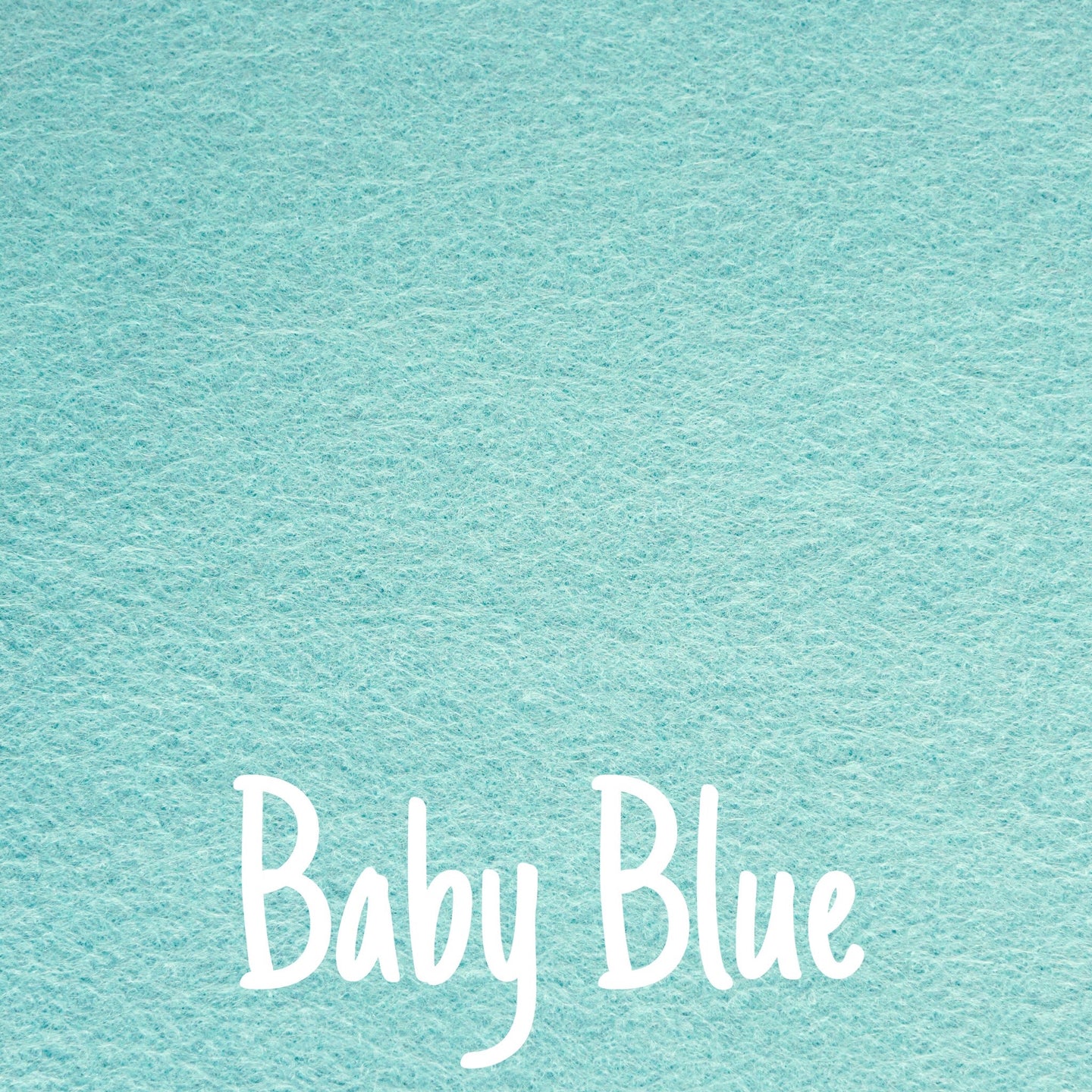 Baby Blue Wool Blend Felt