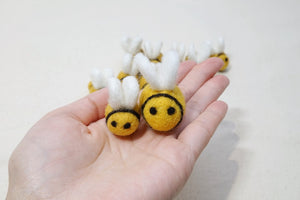 Mini Felt Bees