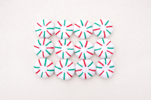 felt peppermint candy