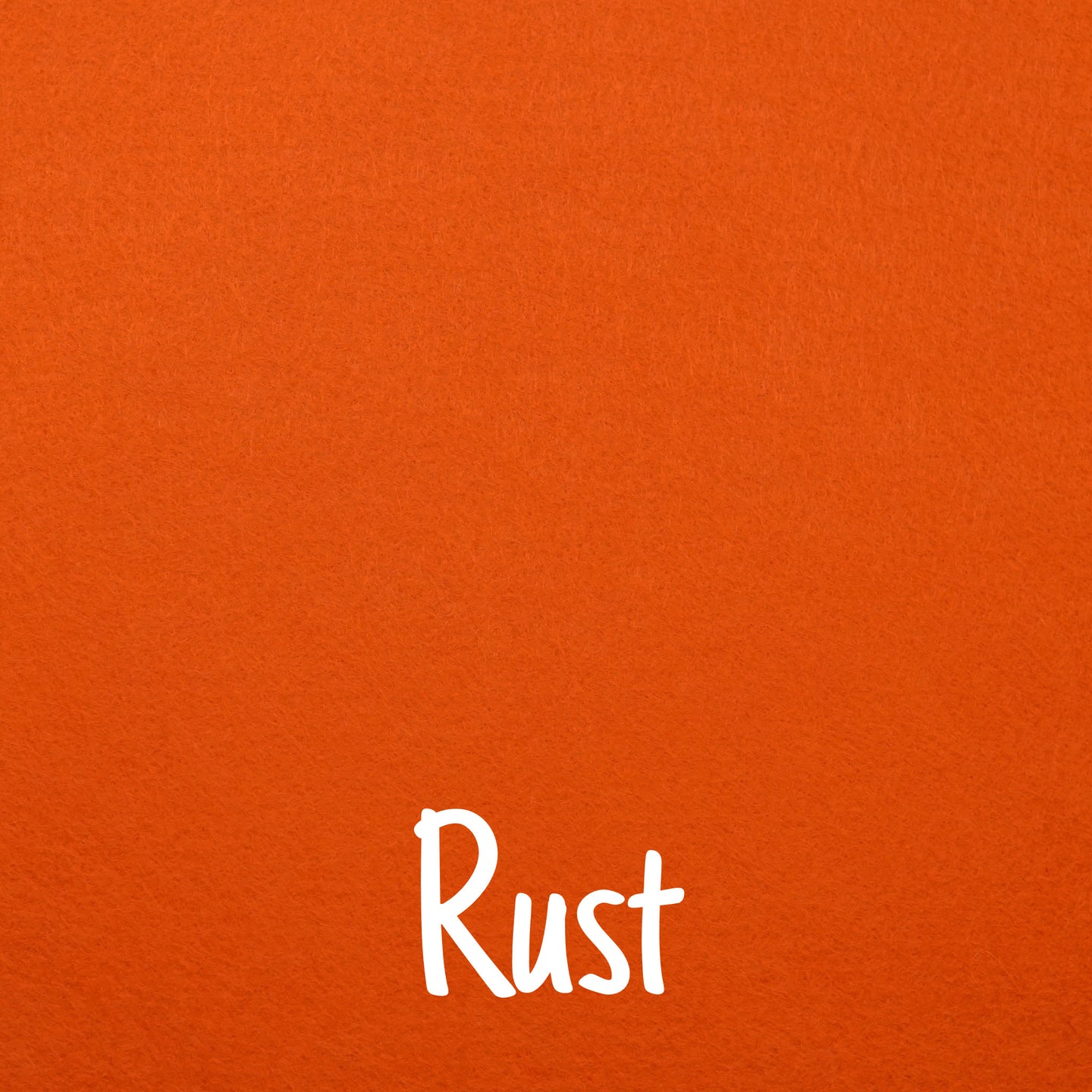 Rust Wool Blend Felt