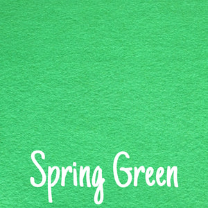 Spring Green Wool Blend Felt