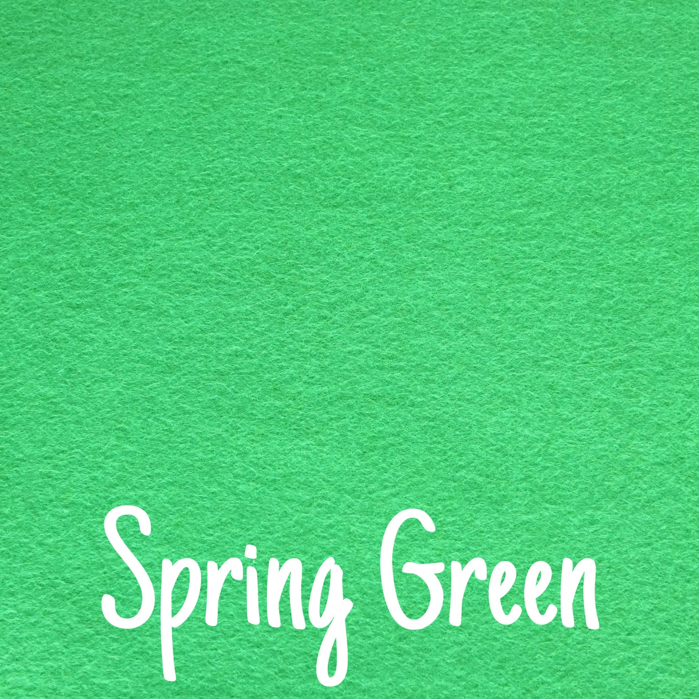Spring Green Wool Blend Felt
