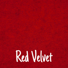 Load image into Gallery viewer, Red Velvet Wool Blend Felt