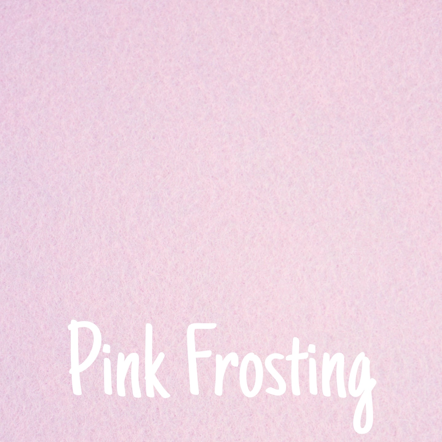 Pink Frosting Wool Blend Felt