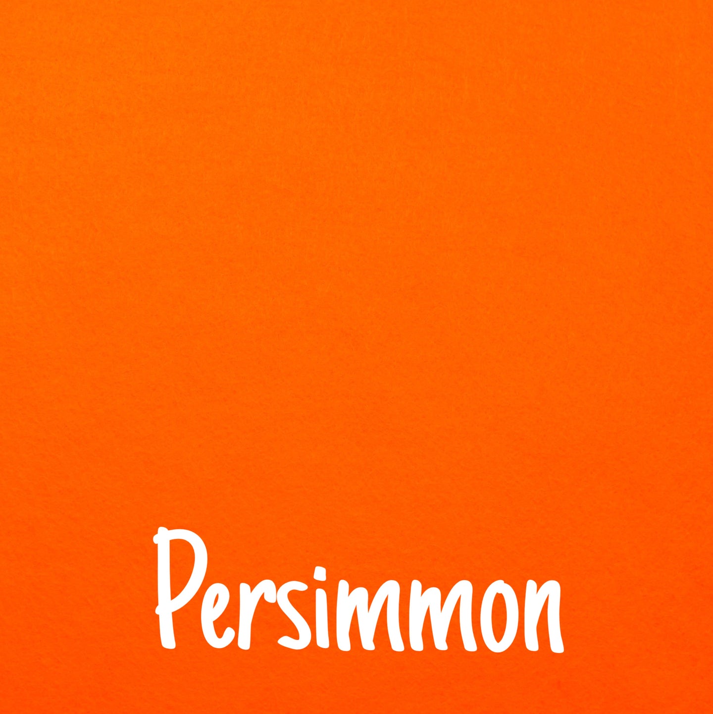 Persimmon Wool Blend Felt