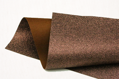 Brown glitter felt