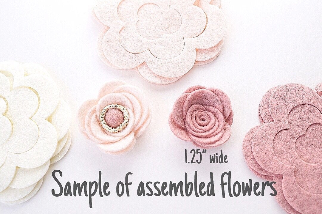 rolled rose die cuts diy
