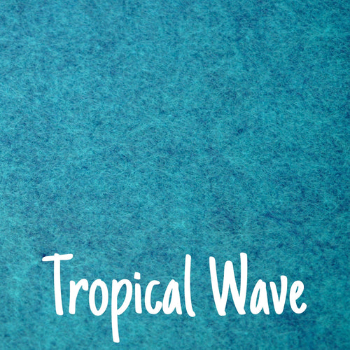 Tropical Wave Wool Blend Felt