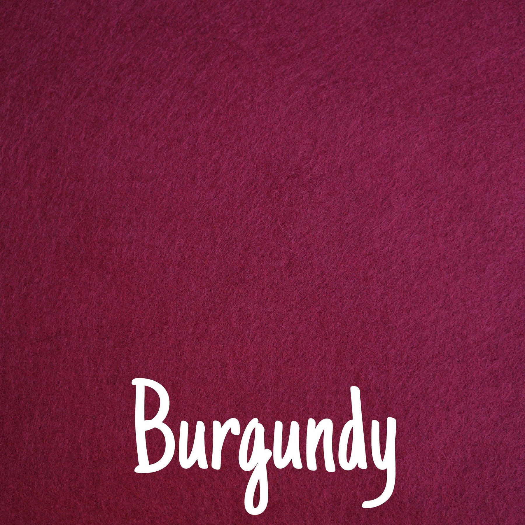 burgundy wool blend felt