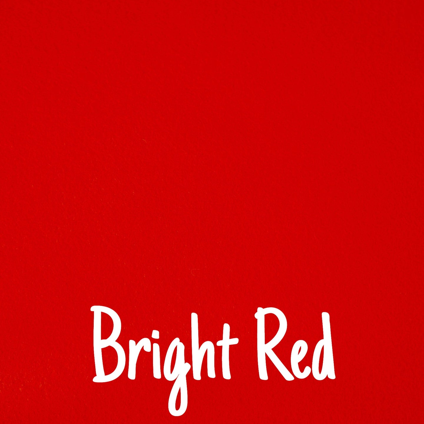 bright red wool blend felt