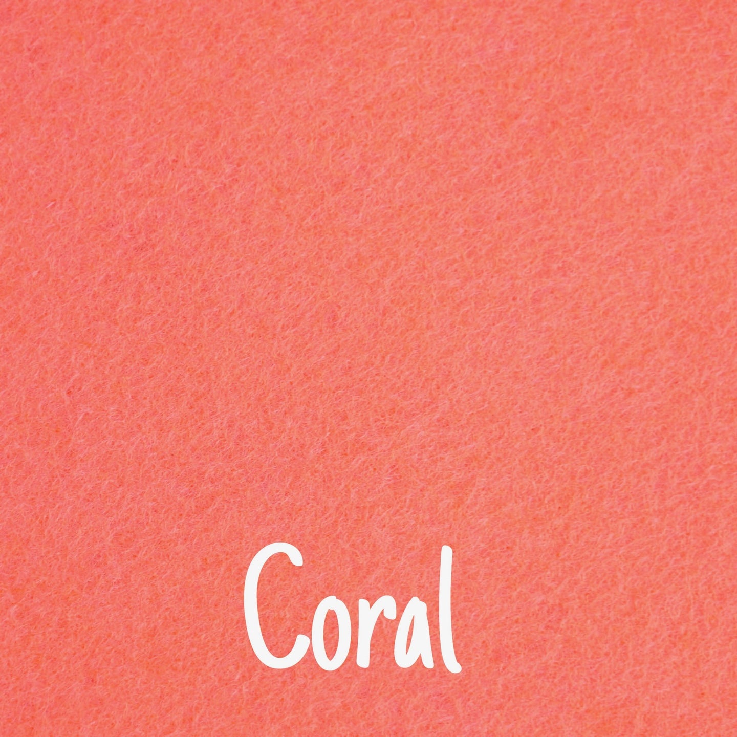 Coral Wool Blend Felt